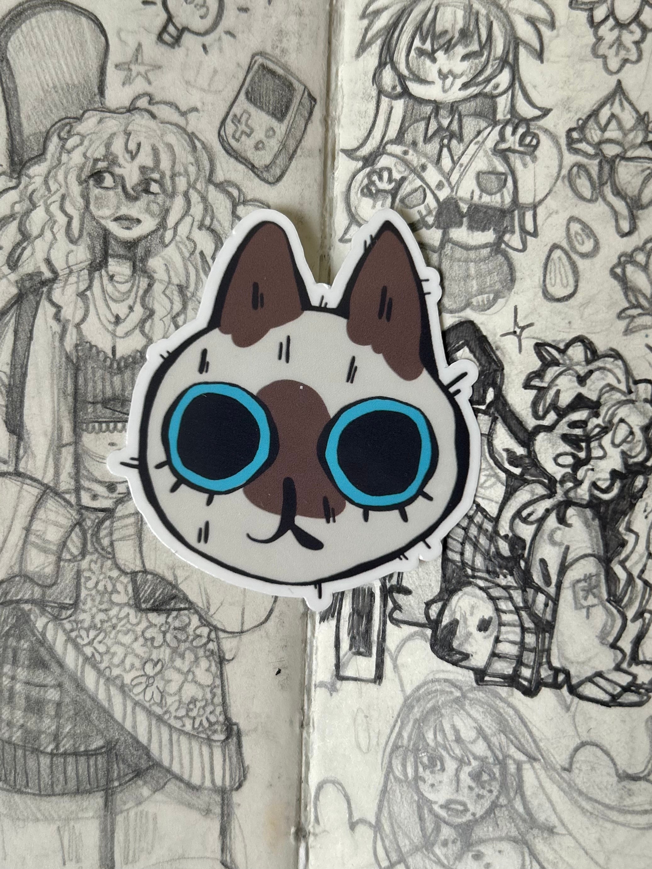 Cute Cat Vinyl Stickers