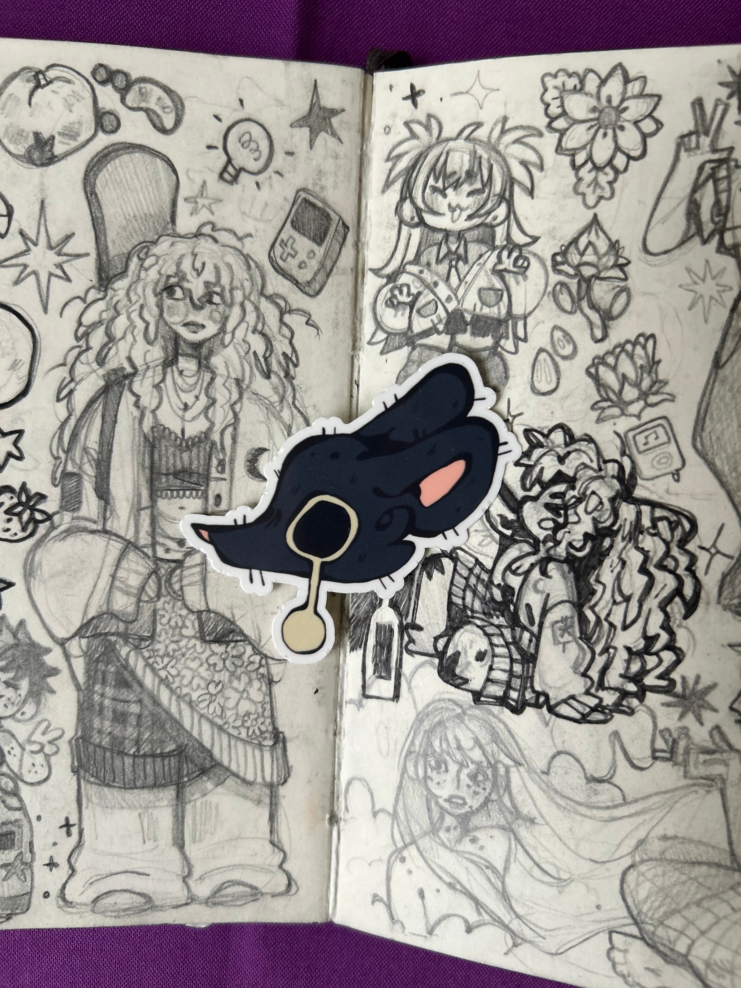 Pelekat Vinyl Tikus Menangis