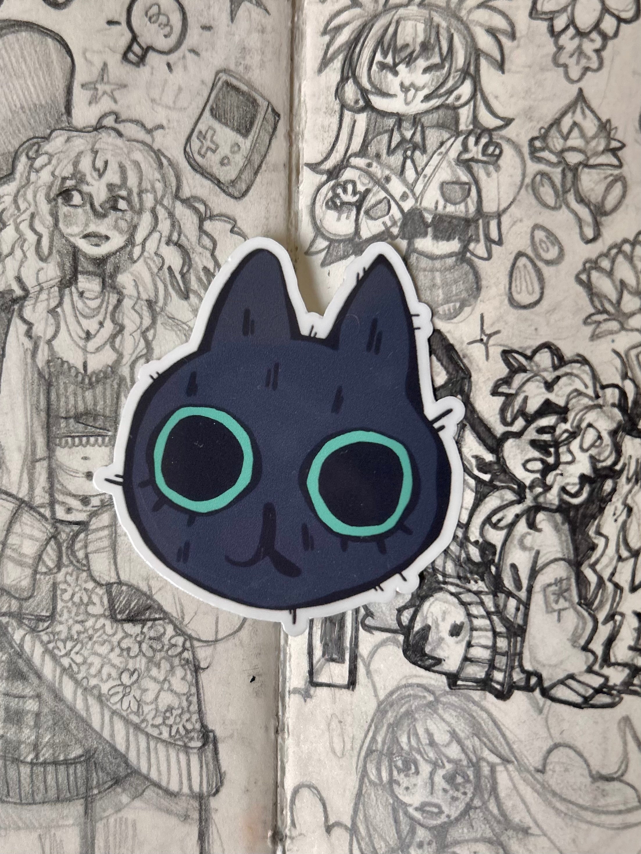Cute Cat Vinyl Stickers
