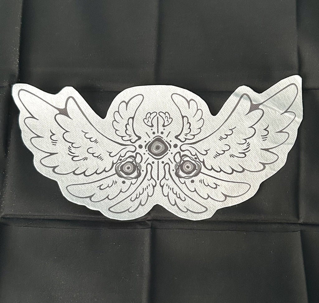 聖書に忠実な邪眼のスティック＆ステッチ刺繍パターン（DIY水溶性転写）