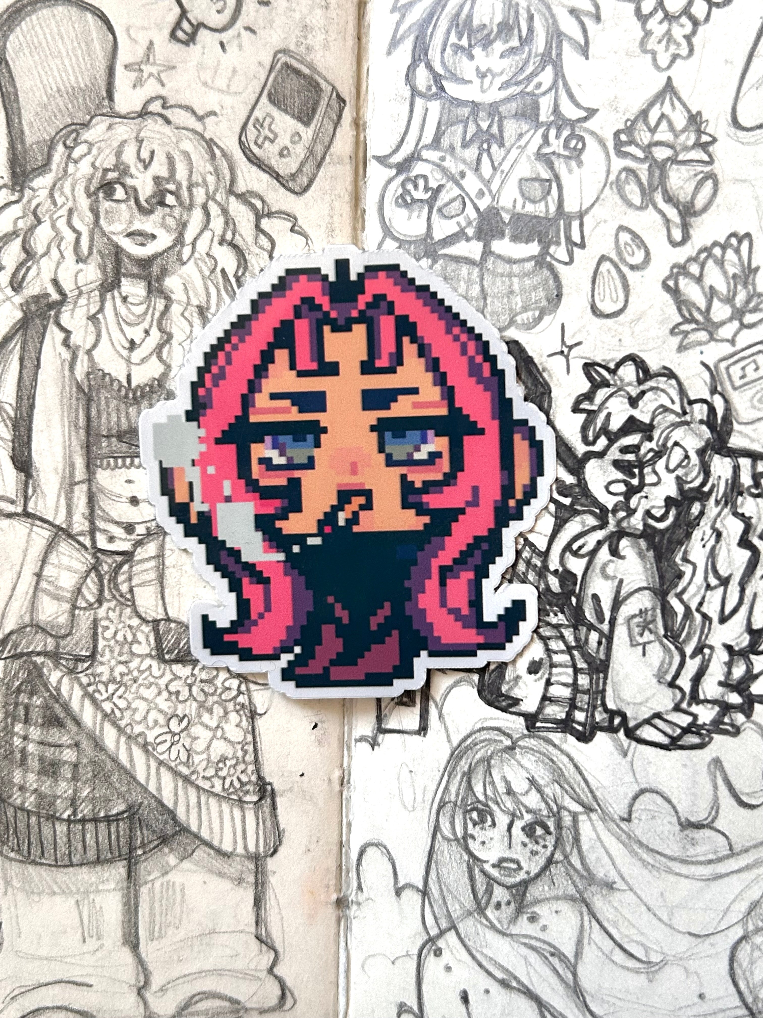 Stress Reliever Vinyl Sticker