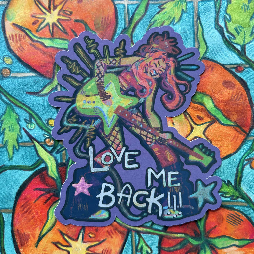 Love Me Back Vinyl Sticker
