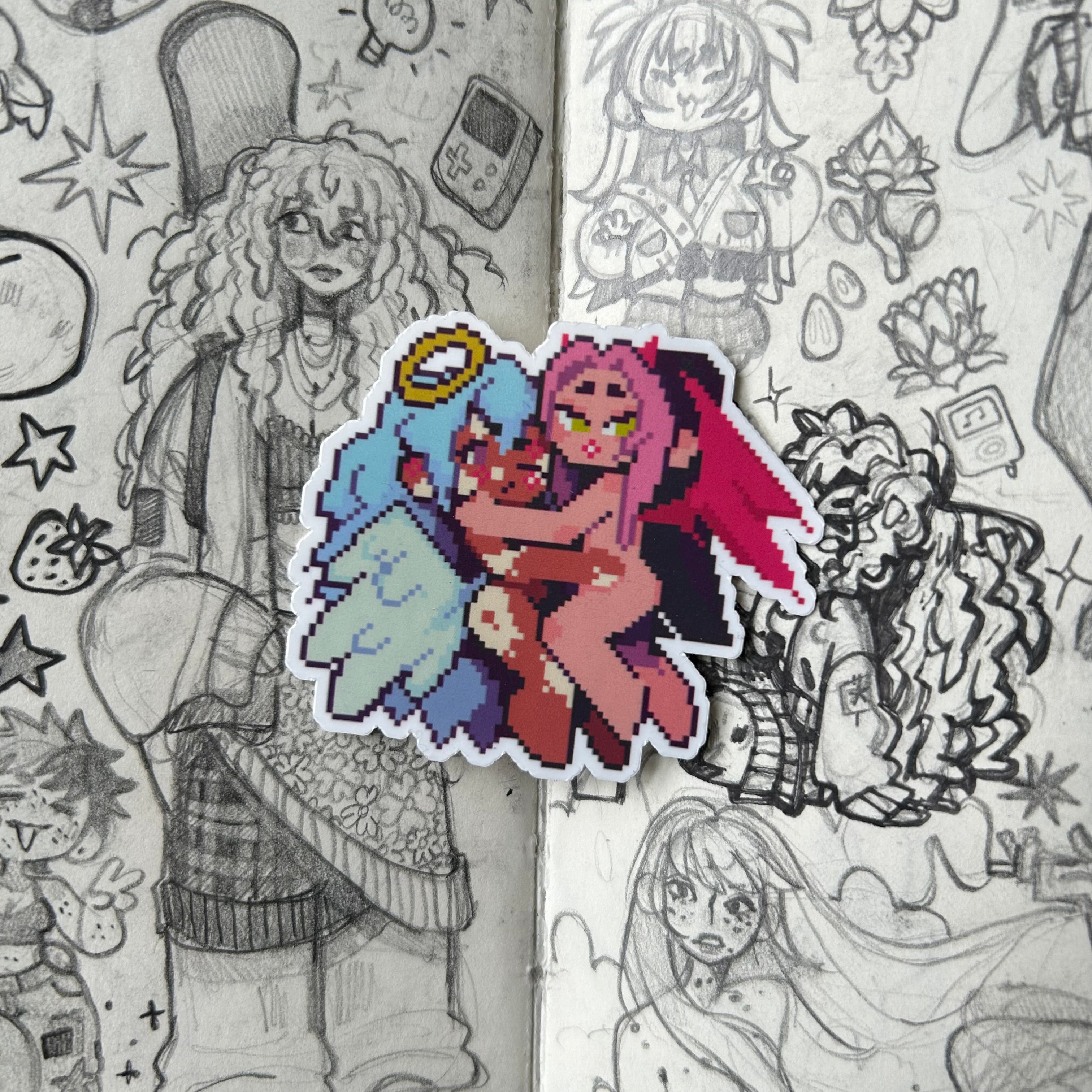 Temptations Yuri Vinyl Sticker