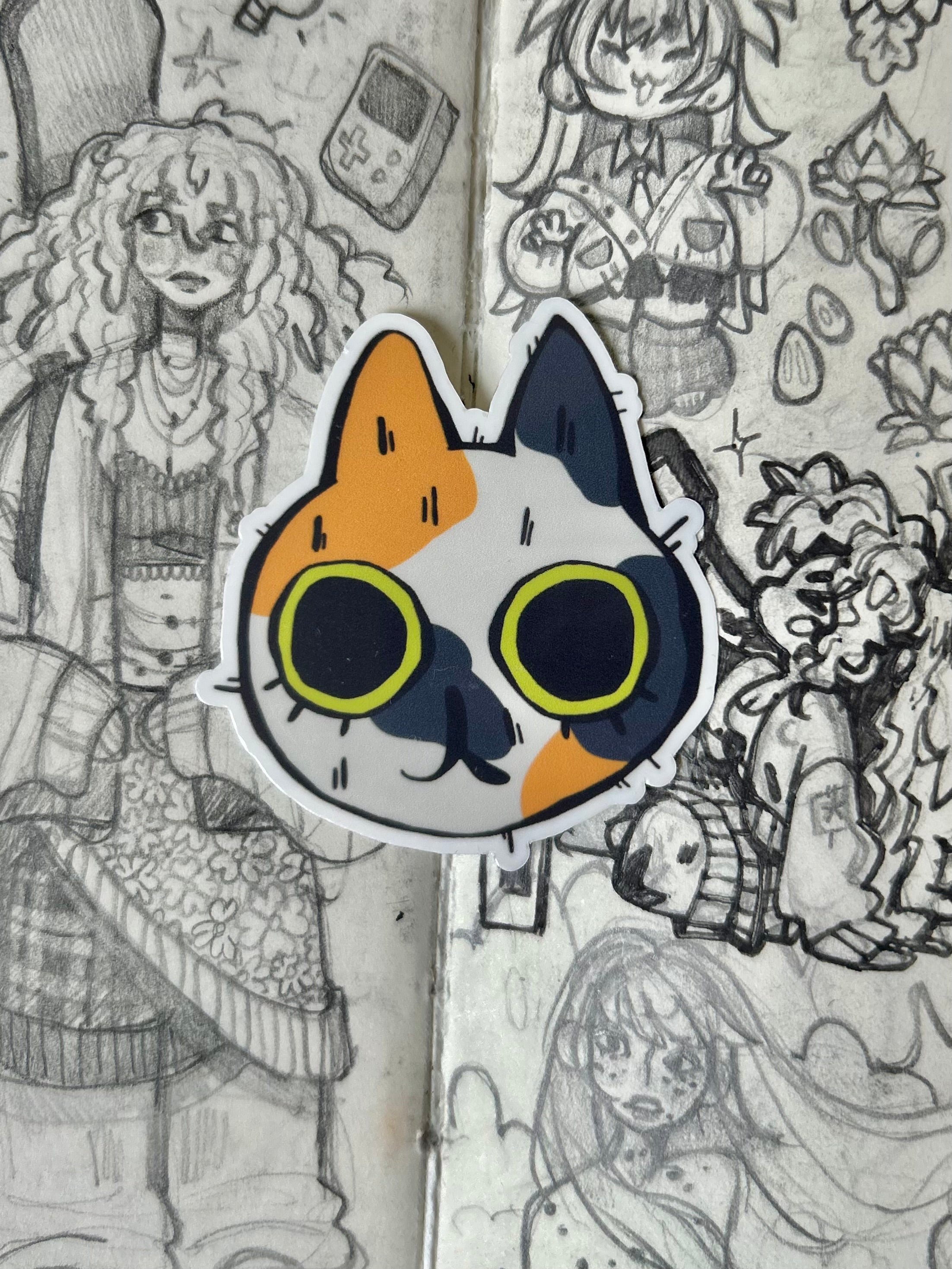 Cute Cat Vinyl Stickers