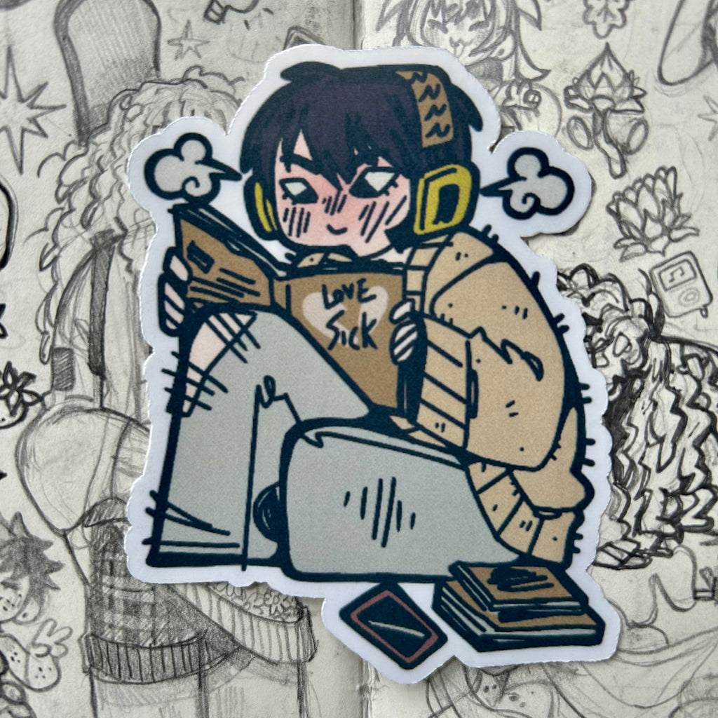 Yaoi Reader Vinyl Sticker