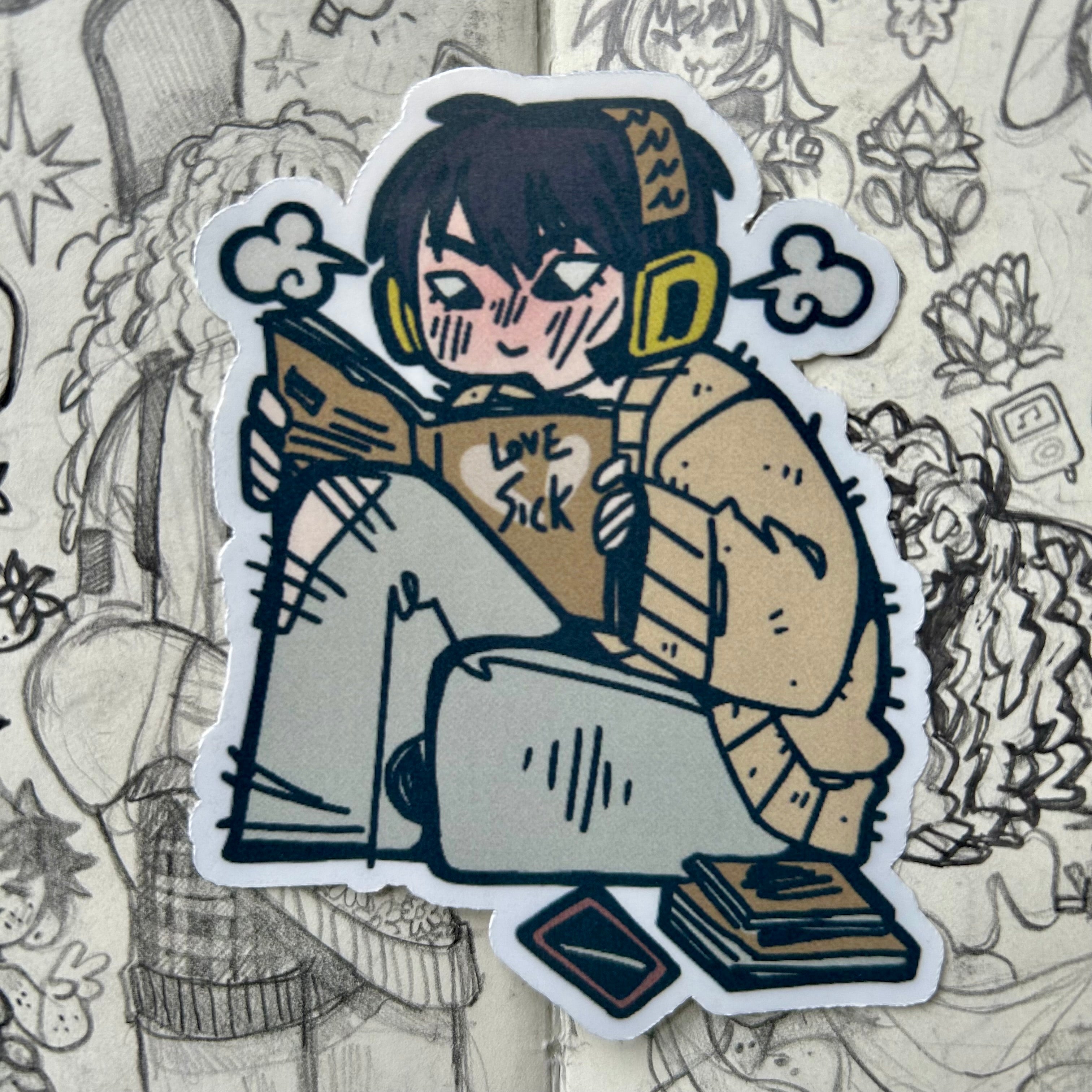 Yaoi Reader Vinyl Sticker