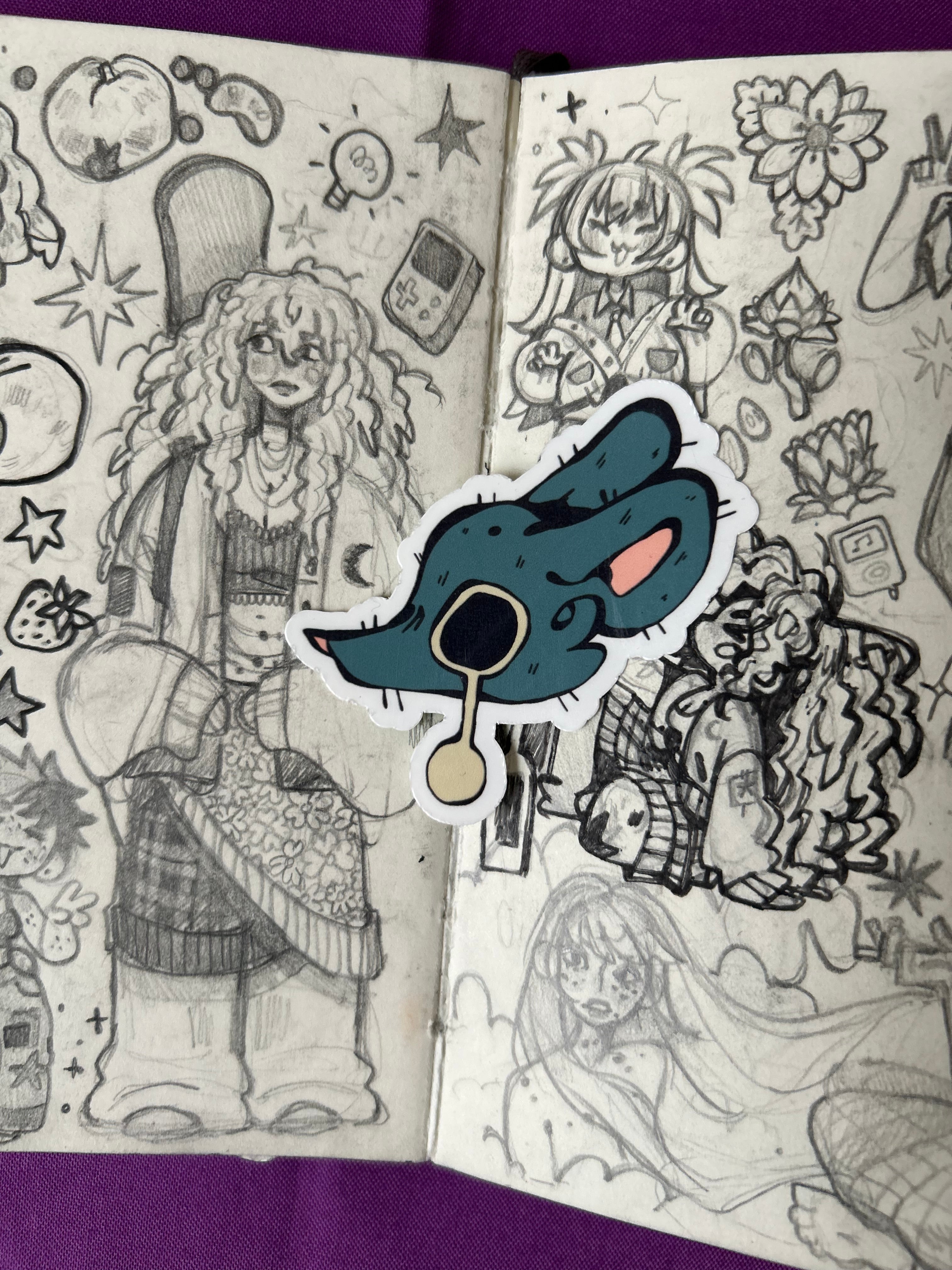 Pelekat Vinyl Tikus Menangis