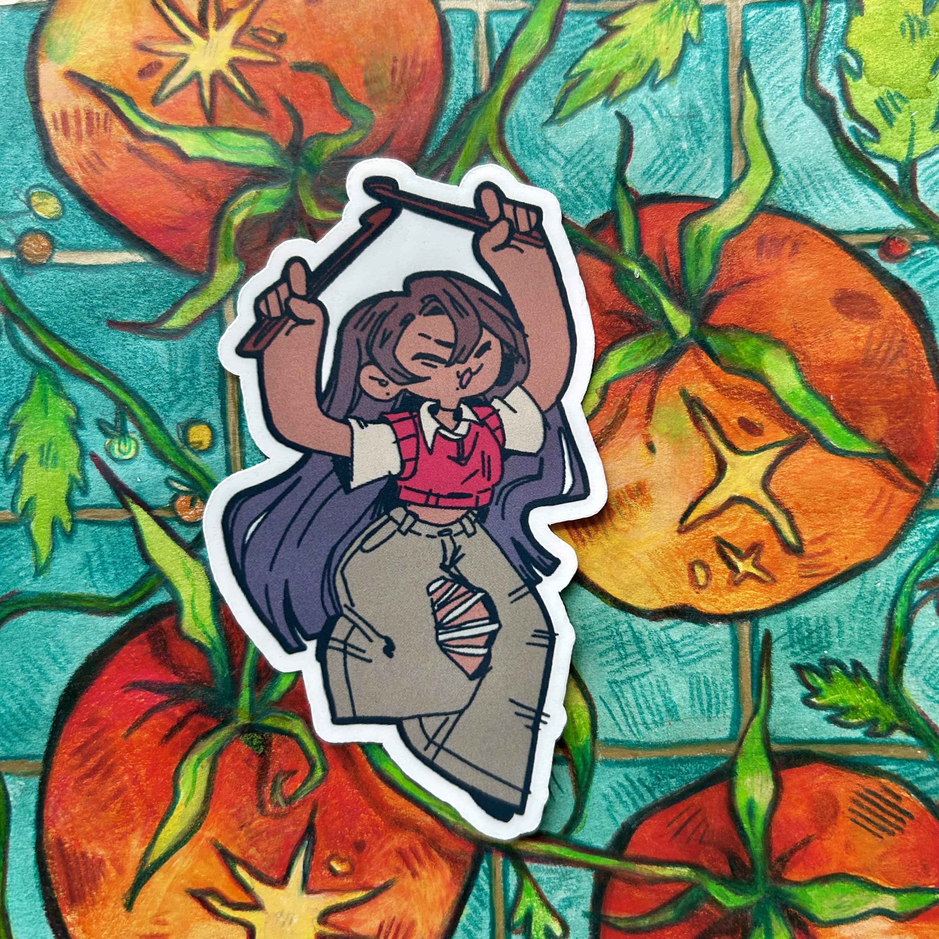 Tempo Keeper Drum Player Vinyl Sticker