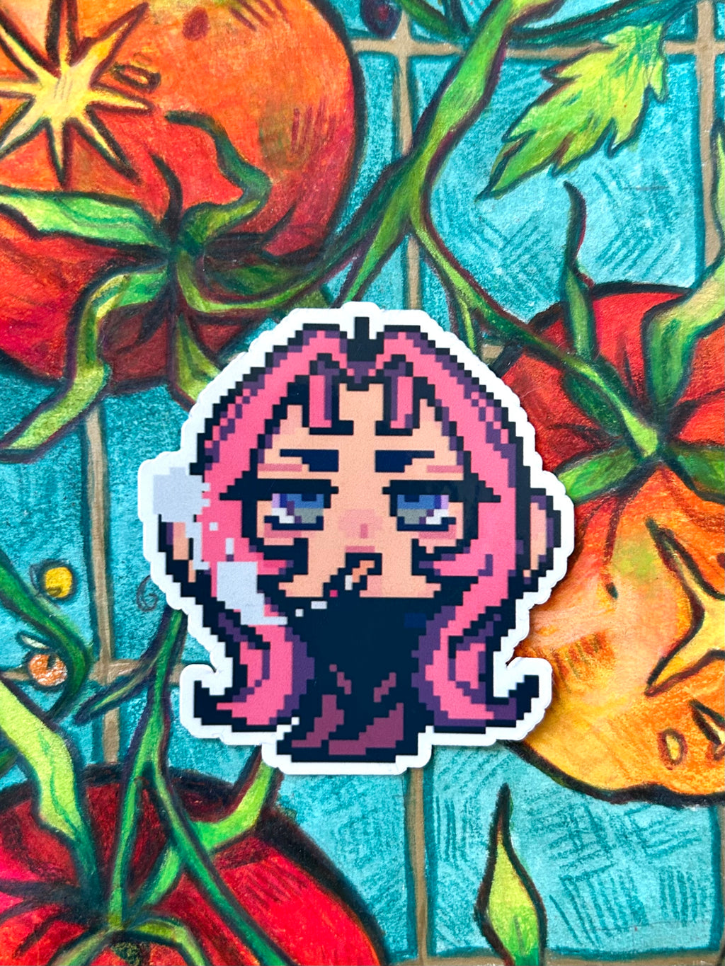 Stress Reliever Vinyl Sticker