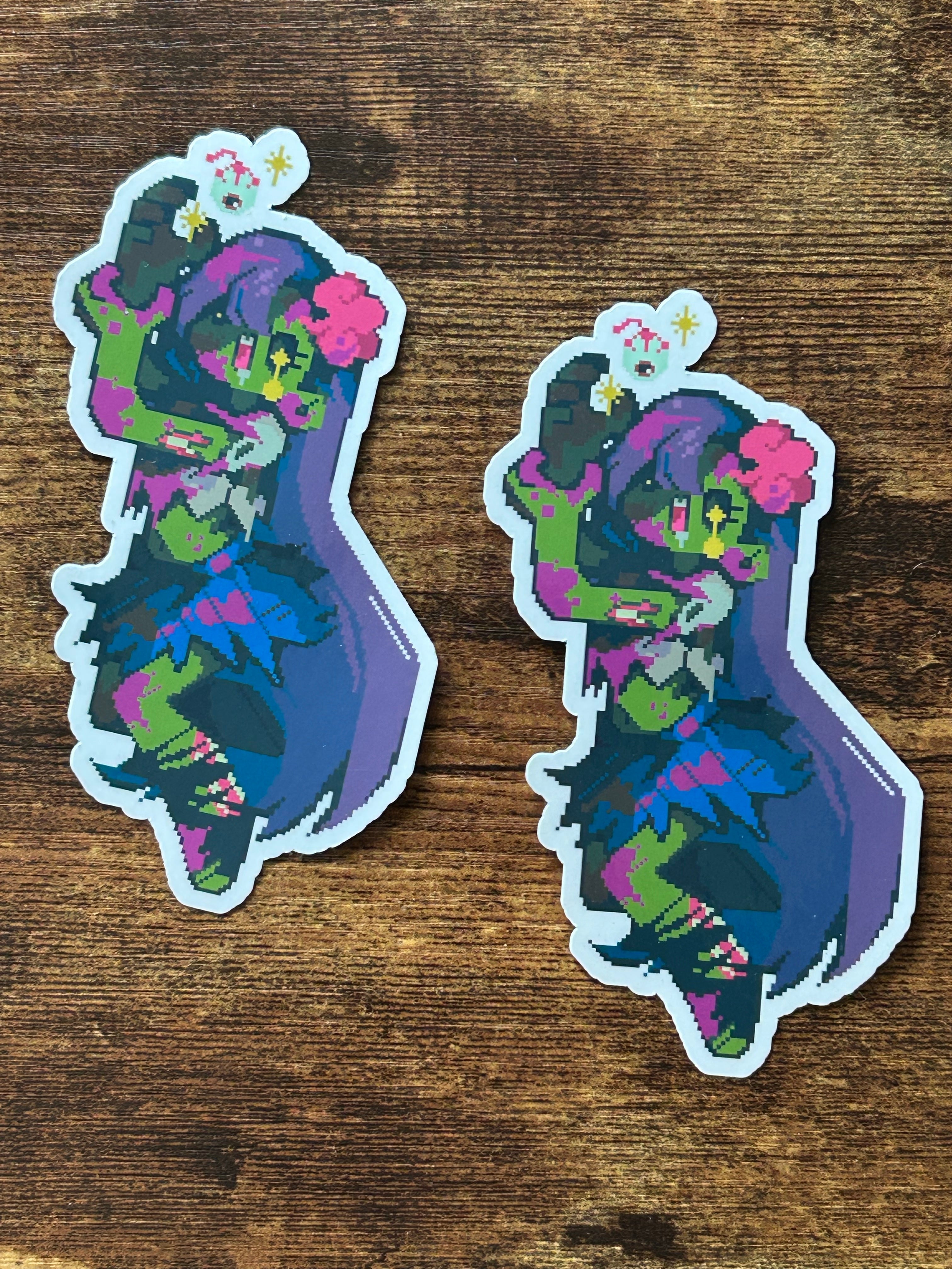 Eyeball Zombie Vinyl Sticker