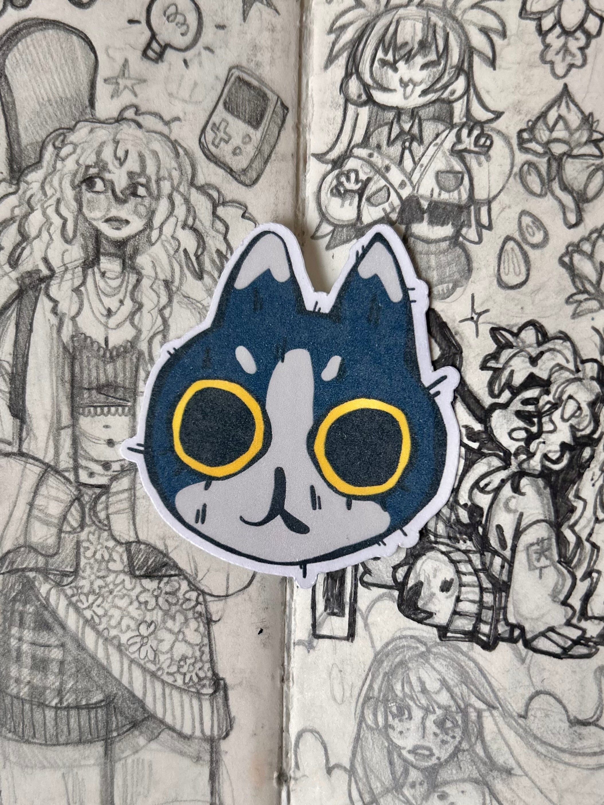 Cute Cat Vinyl Stickers