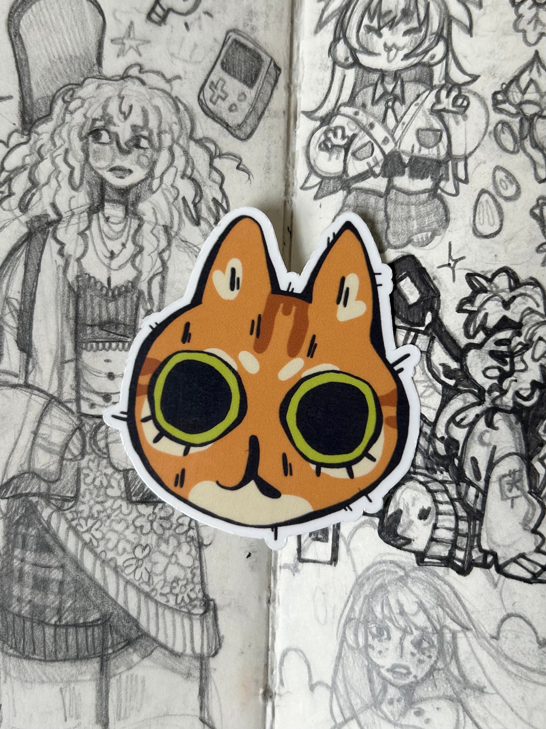Cute Cat Vinyl Stickers