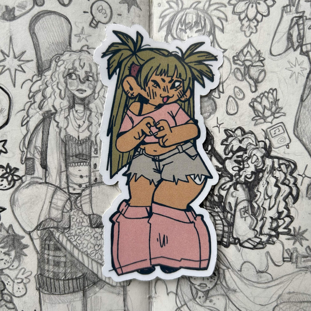 Fingerheart | Vinyl Sticker