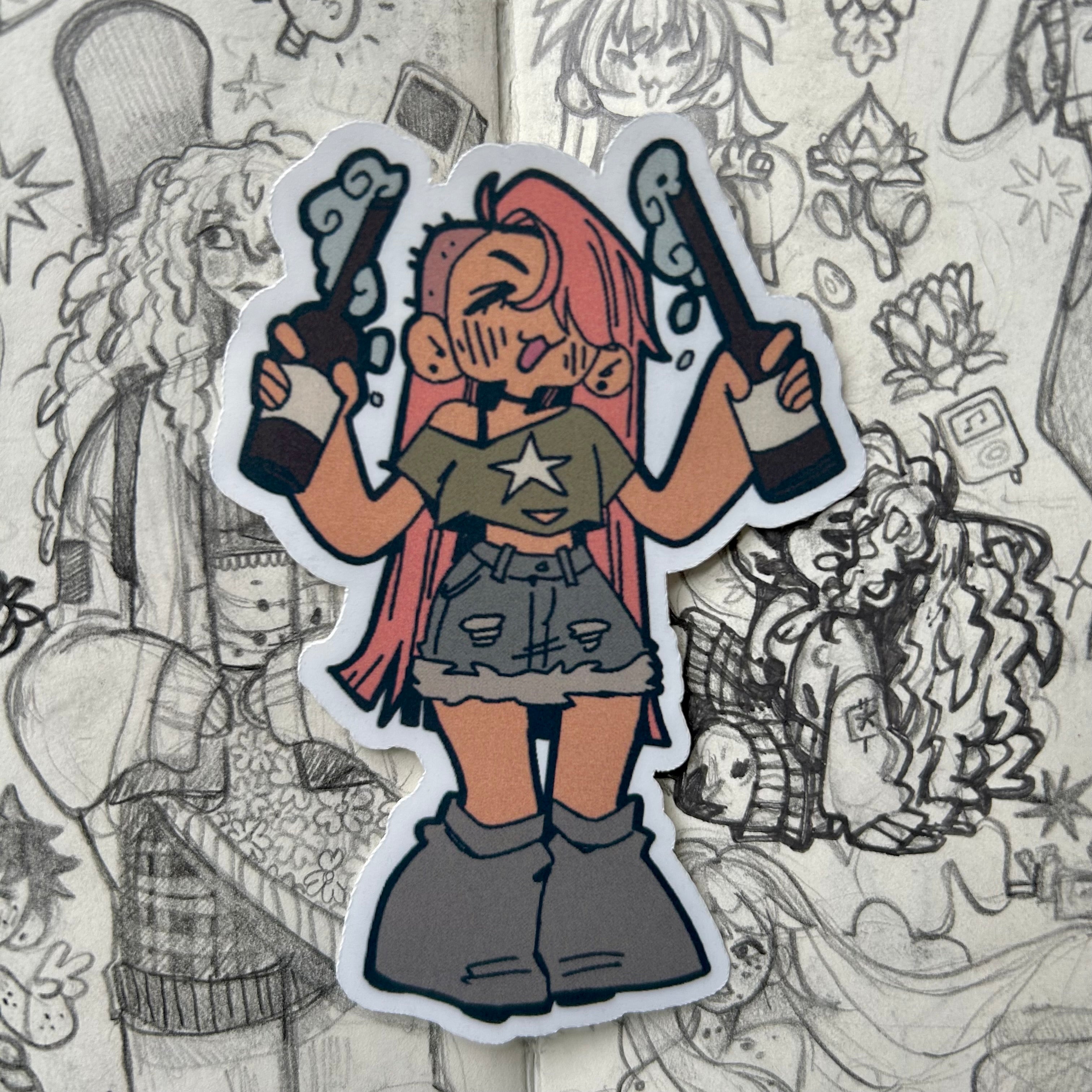 Poppin' Bottles Vinyl Sticker