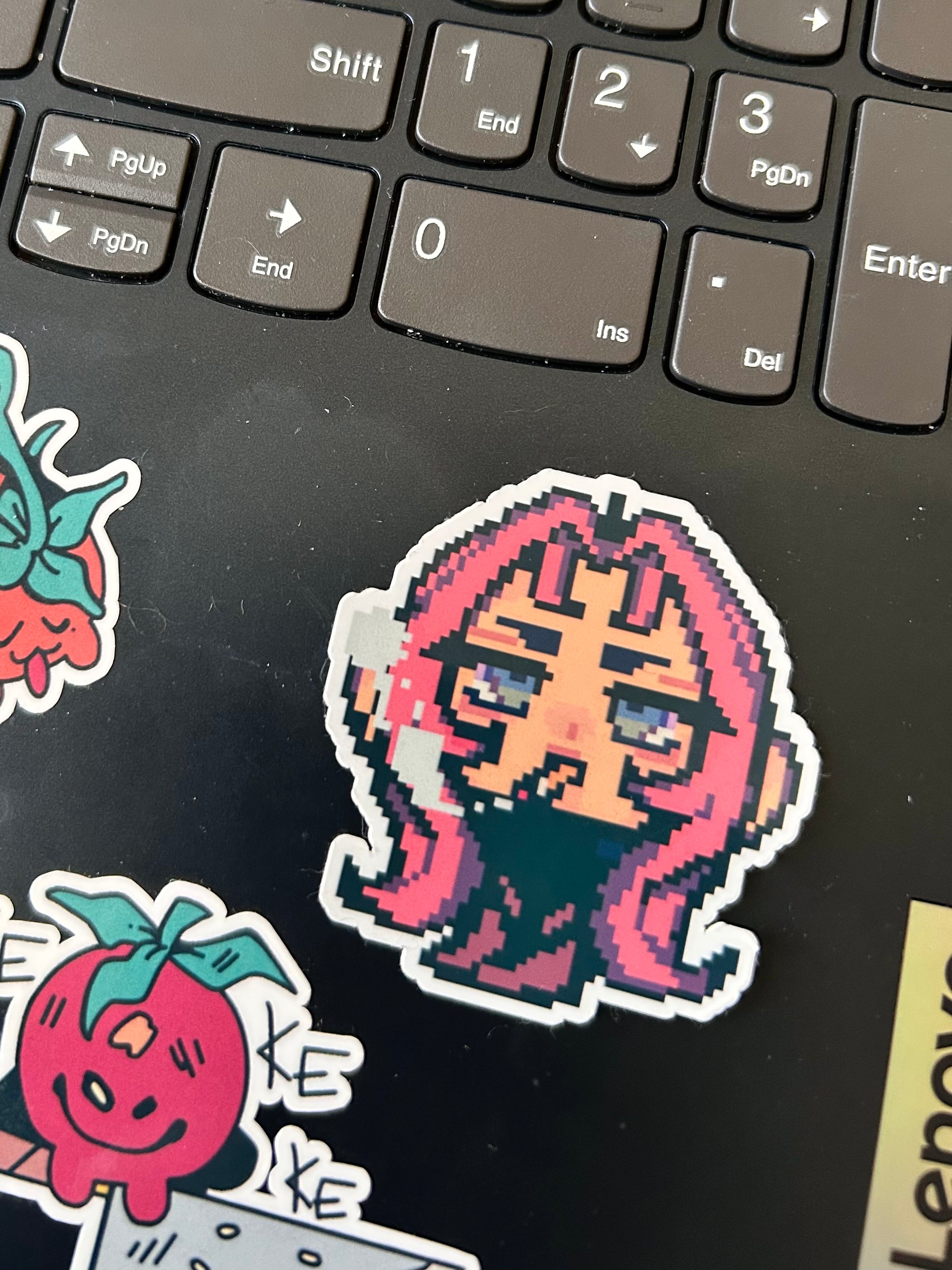 Stress Reliever Vinyl Sticker