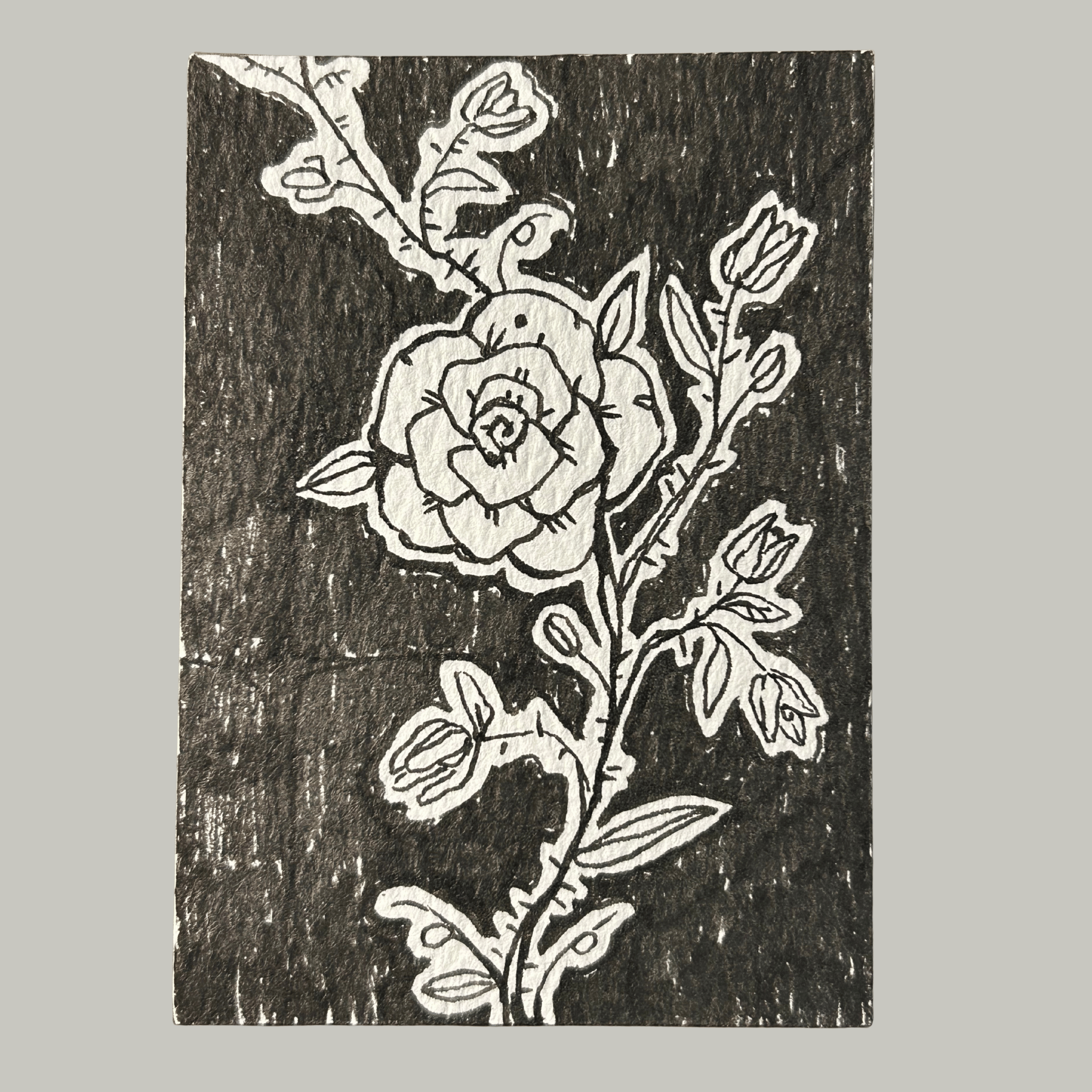 ACEO, original art, 1st bloom