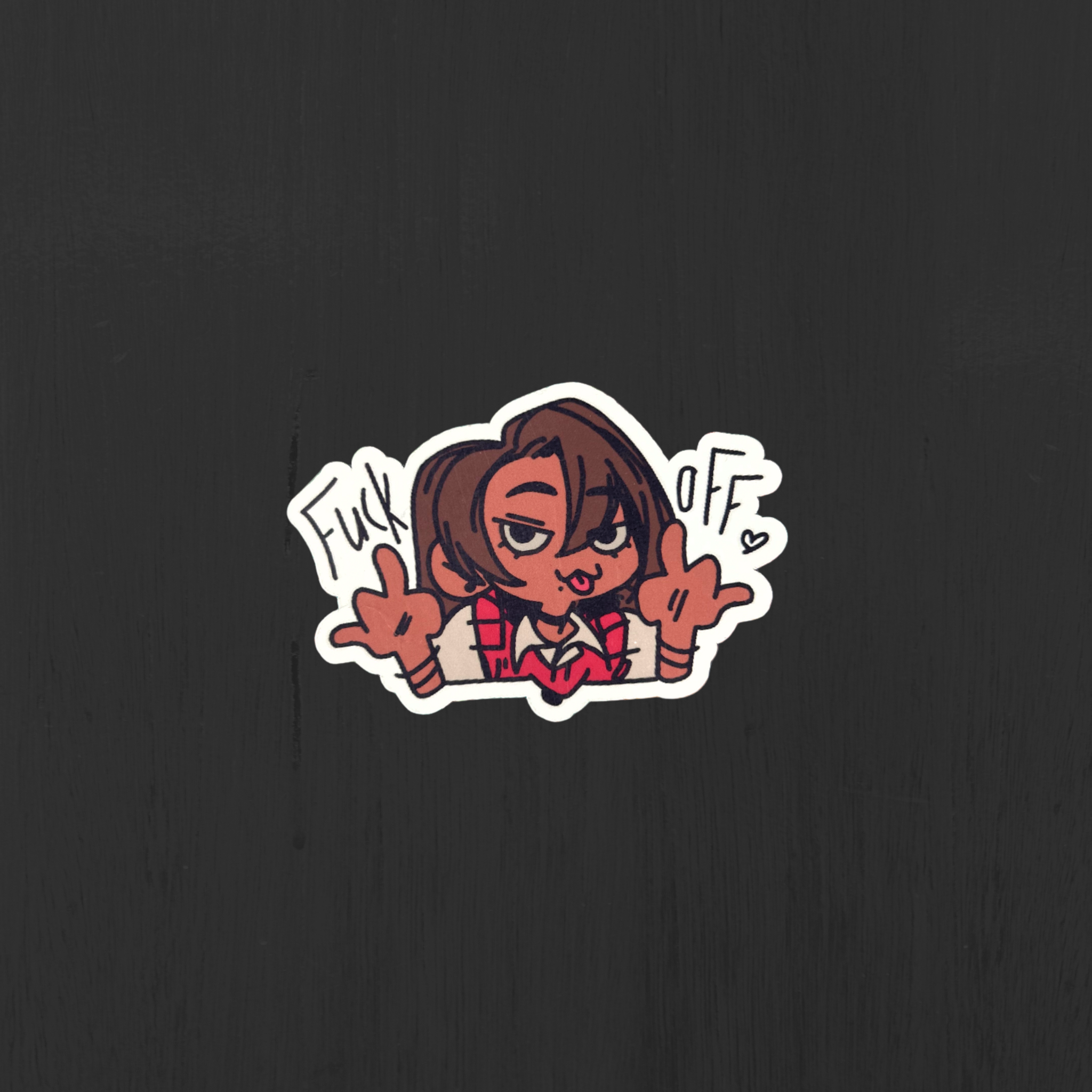 Screw Off Waterproof Vinyl Sticker